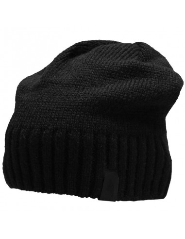 4F Beanie Î‘Î½Î´ÏÎ¹ÎºÏŒÏ‚ Î£ÎºÎ¿ÏÏ†Î¿Ï‚ Î Î»ÎµÎºÏ„ÏŒÏ‚ ÏƒÎµ ÎœÎ±ÏÏÎ¿ Ï‡ÏÏŽÎ¼Î± H4Z22-CAD015-20S